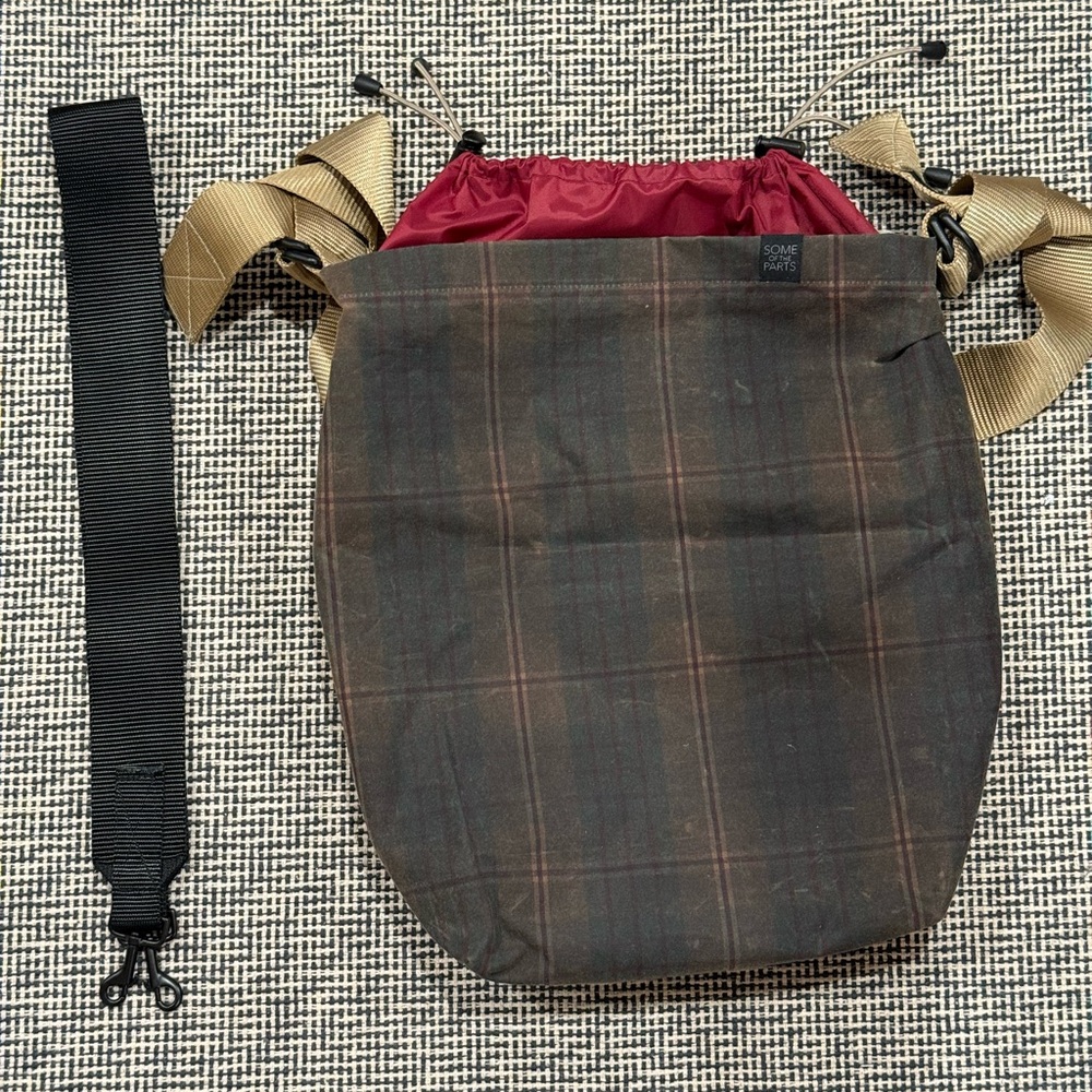 Waxed Canvas Crossbody Bag